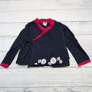 4T Tea Collection Obi Floral Cardigan